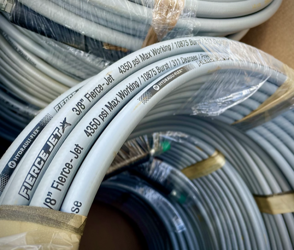 Fierce Jet 100ft 4350PSI 3/8 Hose Single Wire High Pressure Hose