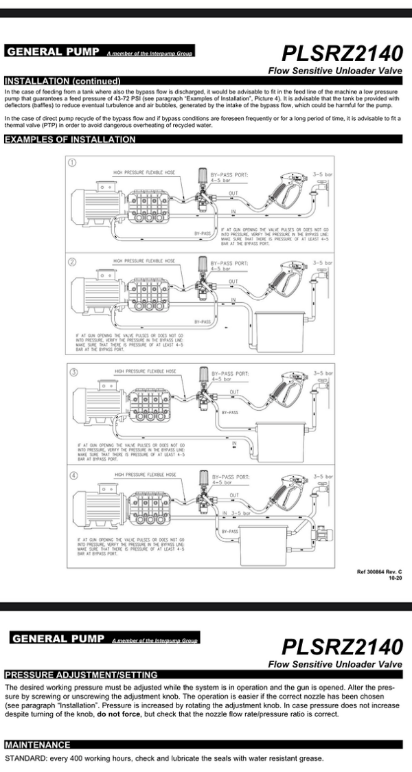 Pulsar PLSRZ2140 1/2in Flow Sensitive Unloader GP - Image 7