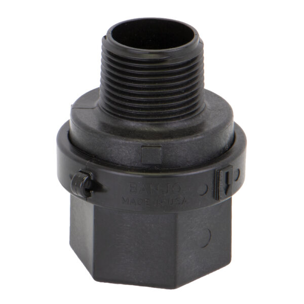 1" MNPT x 1" FNPT Polypropylene Check Valve with EPDM Seal