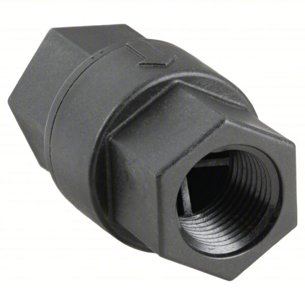 1/2" FNPT x 1/2" FNPT Polypropylene Check Valve