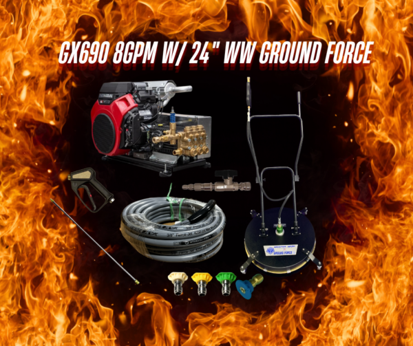 GX690 8GPM Combo Kit